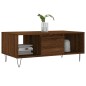 vidaXL Tavolino da Salotto Rovere Marrone 90x50x36,5 cm in Multistrato