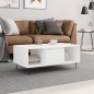 vidaXL Tavolino da Salotto Bianco 90x50x36,5 cm in Legno Multistrato