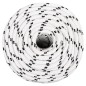 Corda Intrecciata per Barca Bianca 14 mm x 250 m Poliestere Corda Intrecciata per Barca Bianca 14 mm x 250 m Poliestere