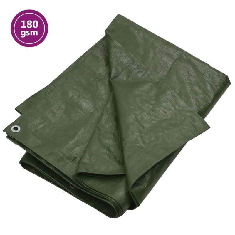 vidaXL Telone 180 g/m² 6x8 m Verde HDPE vidaXL Telone 180 g/m² 6x8 m Verde HDPE