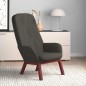 vidaXL Sedia Relax Grigio Scuro in Velluto vidaXL Sedia Relax Grigio Scuro in Velluto