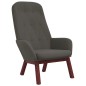 vidaXL Sedia Relax Grigio Scuro in Velluto vidaXL Sedia Relax Grigio Scuro in Velluto