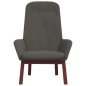 vidaXL Sedia Relax Grigio Scuro in Velluto vidaXL Sedia Relax Grigio Scuro in Velluto