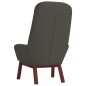 vidaXL Sedia Relax Grigio Scuro in Velluto vidaXL Sedia Relax Grigio Scuro in Velluto