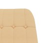 vidaXL Poltrona Relax Crema in Similpelle Scamosciata vidaXL Poltrona Relax Crema in Similpelle Scamosciata