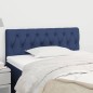 vidaXL Testiera Blu 90 x 7 x 78/88 cm in Tessuto vidaXL Testiera Blu 90 x 7 x 78/88 cm in Tessuto