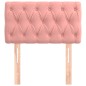 vidaXL Testiera Rosa 80x7x78/88 cm in Tessuto vidaXL Testiera Rosa 80x7x78/88 cm in Tessuto