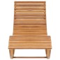 vidaXL Lettino Prendisole a Dondolo con Cuscino in Massello di Teak vidaXL Lettino Prendisole a Dondolo con Cuscino in Massello di Teak