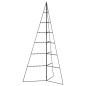 vidaXL Albero di Natale Decorativo in Metallo Nero 140 cm vidaXL Albero di Natale Decorativo in Metallo Nero 140 cm