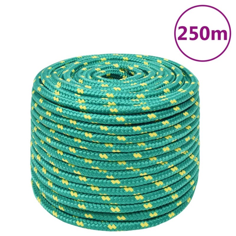 Corda Nautica Verde 12 mm 250 m in Polipropilene Corda Nautica Verde 12 mm 250 m in Polipropilene