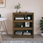 Libreria Marrone Miele 80x35x97 cm in Legno Massello di Pino Libreria Marrone Miele 80x35x97 cm in Legno Massello di Pino