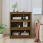 Libreria Marrone Miele 80x35x97 cm in Legno Massello di Pino Libreria Marrone Miele 80x35x97 cm in Legno Massello di Pino