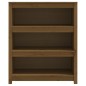 Libreria Marrone Miele 80x35x97 cm in Legno Massello di Pino Libreria Marrone Miele 80x35x97 cm in Legno Massello di Pino