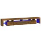 vidaXL Mobile Porta TV con Luci LED Rovere Fumo 260x36,5x40 cm vidaXL Mobile Porta TV con Luci LED Rovere Fumo 260x36,5x40 cm