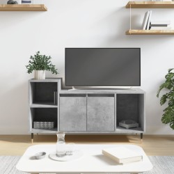 vidaXL Mobile per TV Grigio Cemento 100x35x55 cm Legno Multistrato