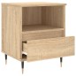 vidaXL Comodini 2pz Rovere Sonoma 40x35x50 cm in Legno Multistrato