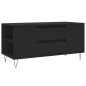 vidaXL Tavolino da Salotto Nero 102x44,5x50 cm in Legno Multistrato vidaXL Tavolino da Salotto Nero 102x44,5x50 cm in Legno Multistrato