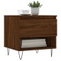 vidaXL Tavolino da Salotto Rovere Marrone 50x46x50cm Legno Multistrato vidaXL Tavolino da Salotto Rovere Marrone 50x46x50cm Legno Multistrato