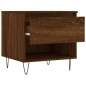 vidaXL Tavolino da Salotto Rovere Marrone 50x46x50cm Legno Multistrato vidaXL Tavolino da Salotto Rovere Marrone 50x46x50cm Legno Multistrato