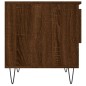 vidaXL Tavolino da Salotto Rovere Marrone 50x46x50cm Legno Multistrato vidaXL Tavolino da Salotto Rovere Marrone 50x46x50cm Legno Multistrato