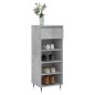 vidaXL Scarpiera Grigio Cemento 40x36x105 cm in Legno Multistrato