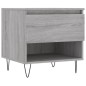 vidaXL Tavolino da Salotto Grigio Sonoma 50x46x50 cm Legno Multistrato vidaXL Tavolino da Salotto Grigio Sonoma 50x46x50 cm Legno Multistrato