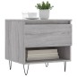 vidaXL Tavolino da Salotto Grigio Sonoma 50x46x50 cm Legno Multistrato vidaXL Tavolino da Salotto Grigio Sonoma 50x46x50 cm Legno Multistrato