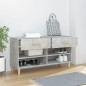 Scarpiera Grigio Cemento 102x35x55 cm in Legno Multistrato Scarpiera Grigio Cemento 102x35x55 cm in Legno Multistrato