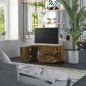 Mobile Porta TV Rovere Fumo 80x34x36 cm in Legno Multistrato Mobile Porta TV Rovere Fumo 80x34x36 cm in Legno Multistrato