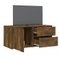 Mobile Porta TV Rovere Fumo 80x34x36 cm in Legno Multistrato Mobile Porta TV Rovere Fumo 80x34x36 cm in Legno Multistrato