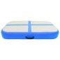 vidaXL Tappetino Ginnastica Gonfiabile con Pompa 60x100x15 cm PVC Blu vidaXL Tappetino Ginnastica Gonfiabile con Pompa 60x100x15 cm PVC Blu