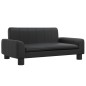 vidaXL Divano per Bambini Nero 70x45x30 cm in Similpelle
