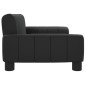 vidaXL Divano per Bambini Nero 70x45x30 cm in Similpelle