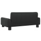 vidaXL Divano per Bambini Nero 70x45x30 cm in Similpelle