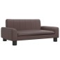 vidaXL Divano per Bambini Marrone 70x45x30 cm in Similpelle