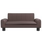vidaXL Divano per Bambini Marrone 70x45x30 cm in Similpelle