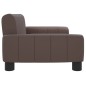 vidaXL Divano per Bambini Marrone 70x45x30 cm in Similpelle