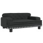 vidaXL Divano per Bambini Nero 70x45x30 cm in Velluto