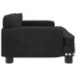 vidaXL Divano per Bambini Nero 70x45x30 cm in Velluto