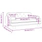 vidaXL Divano per Bambini Nero 70x45x30 cm in Velluto