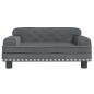 vidaXL Divano per Bambini Grigio Scuro 70x45x30 cm in Velluto