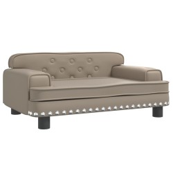 vidaXL Divano per Bambini Cappuccino 70x45x30 cm in Similpelle