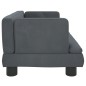 vidaXL Divano per Bambini Grigio Scuro 60x40x30 cm in Velluto