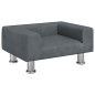 vidaXL Divano per Bambini Grigio Scuro 50x40x26,5 cm in Velluto