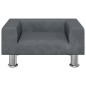 vidaXL Divano per Bambini Grigio Scuro 50x40x26,5 cm in Velluto