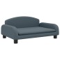vidaXL Divano per Bambini Grigio Scuro 70x45x30 cm in Tessuto