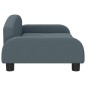 vidaXL Divano per Bambini Grigio Scuro 70x45x30 cm in Tessuto