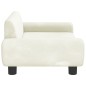 vidaXL Divano per Bambini Crema 70x45x33 cm in Velluto