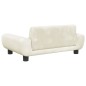 vidaXL Divano per Bambini Crema 70x45x33 cm in Velluto