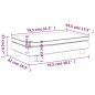 vidaXL Divano Bambini con Poggiapiedi Marrone 100x50x30 cm Similpelle